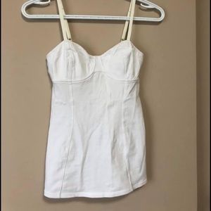 Aritzia White Bustier